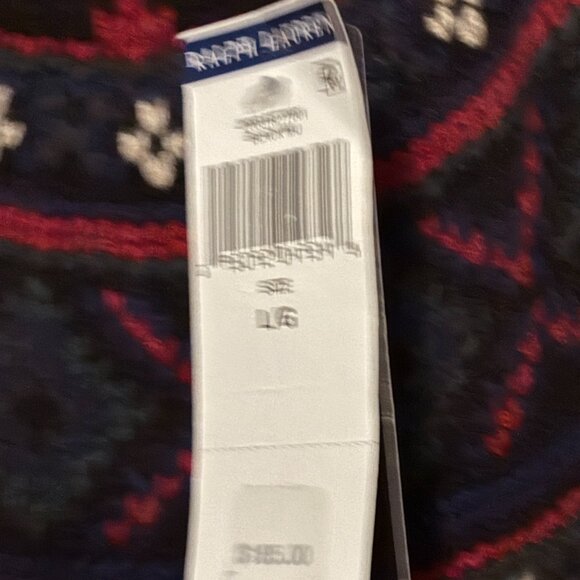 Lauren Ralph Lauren Fair Isle Wool Blend Pullover Crew-nack Sweater $208 - Picture 7 of 11